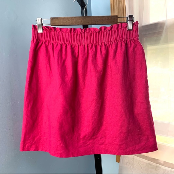 J. Crew Hot Pink Sidewalk Skirt - Picture 7 of 9